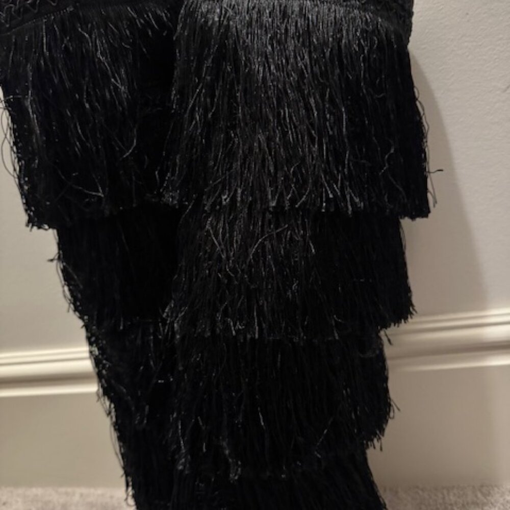 Tall Boots with Fringe - Picture 2 of 2